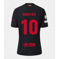 Barcelona Ansu Fati #10 Vonkajší futbalový dres 2024-25 Krátky Rukáv